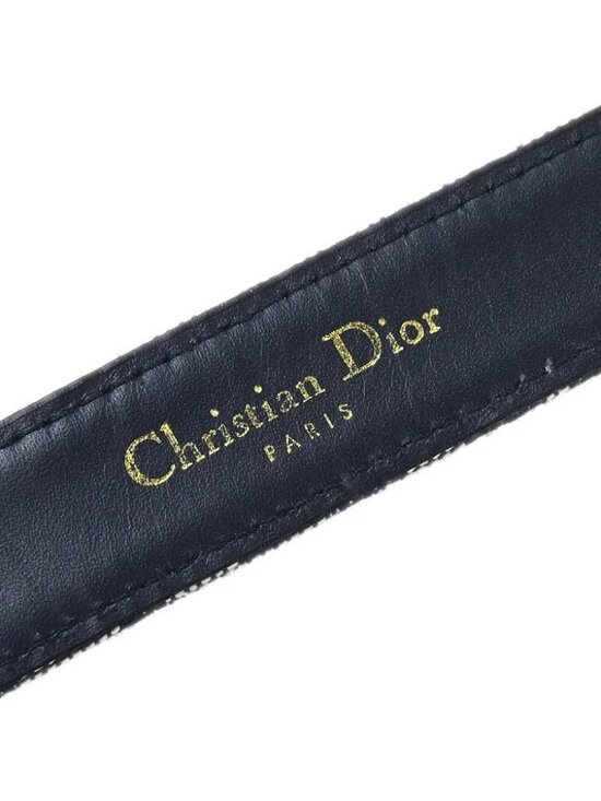 Christian Dior Trotter Belt Navy #85 main image 14